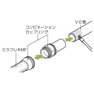 未来工業 コンビネーションカップリング ミラフレキMF管16mm⇔VE管16mm