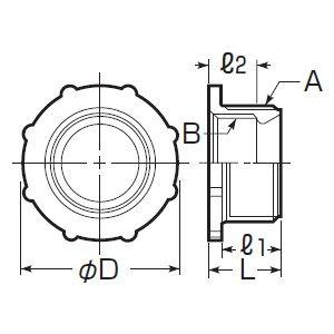 未来工業 異径アダプター 厚鋼用サイズダウン A(おねじ)CTG36(G1 未来工業 異径アダプター 厚鋼用サイズダウン A(おねじ)CTG36(G1