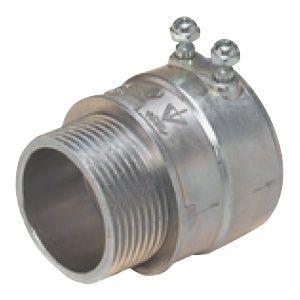 未来工業 ジョイントGPアダプター おねじタイプ 防水タイプ 適合管サイズ (厚鋼電線管) 54 適合ねじG2 JANGP-54B