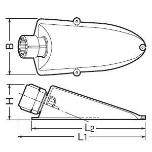 未来工業 エンドカバー 標準タイプ Gタイプ PF管Φ36 コネクタネジサイズ:呼び36用(G1 1/4) MFSE-36G｜dendenichiba｜02