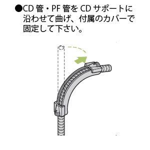 未来工業 CDサポート 適合管:CD管・PF管14・16 CDB-16 : 電材堂