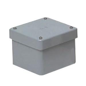 未来工業 防水プールボックス カブセ蓋 正方形 ノックなし 300×300×250 グレー PVP-3025B