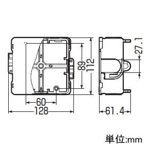 未来工業 ジョイントアウトレットボックス 中形四角 3分ボルト 未来工業 ジョイントアウトレットボックス 中形四角 3分ボルト