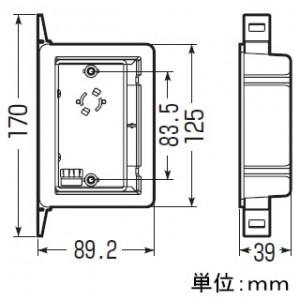 未来工業 10個セット 遮音真壁用スイッチボックス 1ヶ用 SM36 未来工業 10個セット 遮音真壁用スイッチボックス 1ヶ用 SM36
