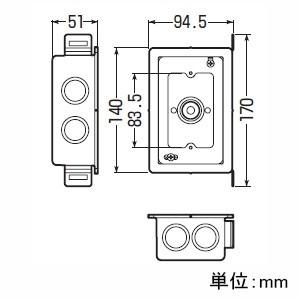 未来工業　10個セット　鉄製耐火遮音スイッチボックス　1ヶ用　MTKB-1CSW-CS_10set