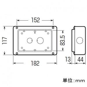 未来工業 埋込スイッチボックス(塗代無) 鉄製セーリスボックス 3 未来工業 埋込スイッチボックス(塗代無) 鉄製セーリスボックス 3