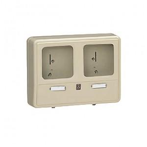 6個セット 電力量計ボックス 化粧ボックス 2個用 ミルキーホワイト WP-0WM_6set 【プチセーバ】