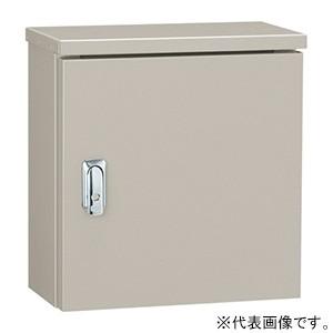 日東工業　屋外用小型ボックス　屋根付　横300×縦400×深120mm　鉄製基板付　防塵・防水形　片扉　OAS12-34