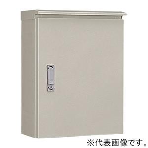 日東工業　屋外用制御盤キャビネット　屋根付　横600×縦800×深120mm　木製基板付　防塵・防水形　片扉　ORB12-68