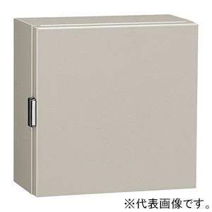 コントロールボックス 小型FA用 防塵形 片扉 鉄製基板付 横400×縦600×深200mm 【ホワイト】 CH20-46A