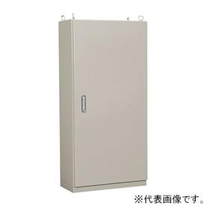 日東工業　自立制御盤キャビネット　基台付タイプ　横1000×縦2100×深250mm　E25-1021A　鉄製基板付　両扉