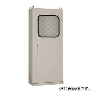 日東工業　窓付自立制御盤キャビネット　片扉　横900×縦1600×深350mm　鉄製基板付　EM35-916A