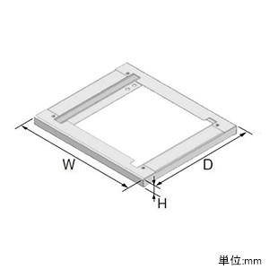 日東工業　ステンレス基台　FZシリーズオプション　屋外用　横800×縦50×深600mm　FCX-SZ60805ZA