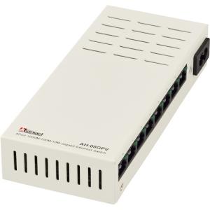 Abaniact 1ギガ対応スイッチングHUB(縦型) AH-08GPV : 電材堂ヤフー店 