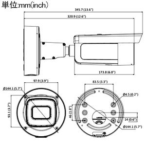 HIKVISION バレットネットワークカメラ 2MP 超低照度 1/2.8''CMOS 2.8