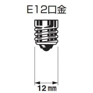 アップルツリー LEDフィラメント電球 シャンデリア型 電球色 E12口金