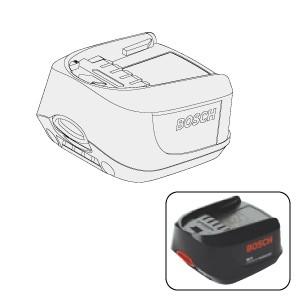 BOSCH バッテリー スライド式 18Vリチウムイオン1.5Ah A1815LIG : 電材 
