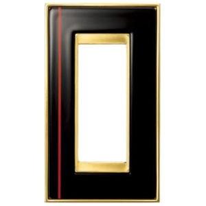 スガツネ工業 スイッチ・コンセントプレート UV漆シリーズ UV漆/糸 PXP-UU01-RL