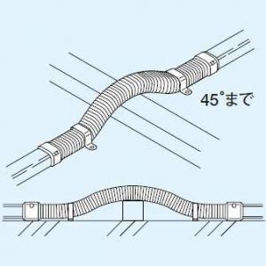 因幡電工 スリムダクトSD フリーコーナー 自在継手 ホワイト SF-100