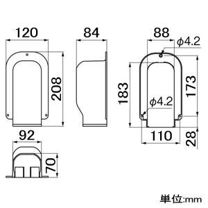 因幡電工 ウォールコーナー後付用 壁面取り出し 90サイズ 配管化粧 