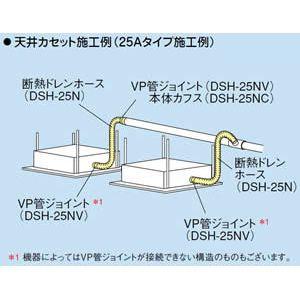因幡電工 断熱ドレンホース(ソフトタイプ) 保温材付 DSH-14 : 電材堂