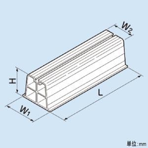 因幡電工 アイボリー プラロック エアコン据付台 ケース販売 20個