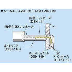 因幡電工 断熱ドレンホース(ソフトタイプ) 保温材付 DSH-25N｜dendenichiba｜03
