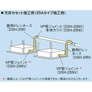 因幡電工 断熱ドレンホース(ソフトタイプ) 保温材付 DSH-25N｜dendenichiba｜04