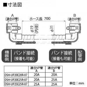 因幡電工 継手付断熱ドレンホース ドレンあげゾウ ERエルボタイプ