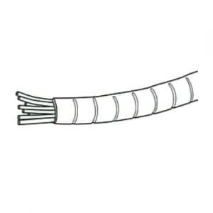 エスケイ工機 電線保護材 スリットチューブ 内径Φ8mm 使用最大径 エスケイ工機 電線保護材 スリットチューブ 内径Φ8mm 使用最大径