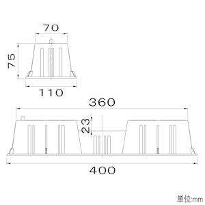 室外機置台 化粧ブロック KANTO 360mm KB-360 : 電材堂ヤフー店 - 通販