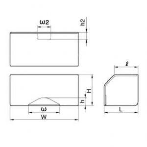 マサル工業 床面用配線モール ガードマンII 付属品 タチアゲ 4号