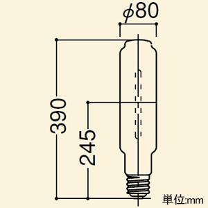 岩崎電気 高圧ナトリウムランプ ≪アイ サンルクスエース≫ 940W 岩崎電気 高圧ナトリウムランプ ≪アイ サンルクスエース≫ 940W