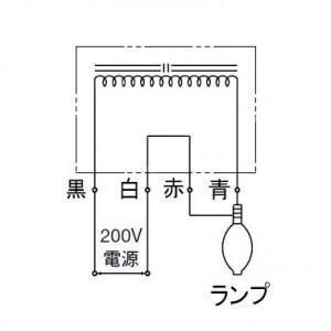 岩崎電気 アイ 水銀ランプ用安定器 1000W用 一般形低力率 周波数:50Hz H10C2A51｜dendenichiba｜02