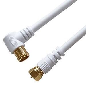 ホーリック アンテナケーブル L型差込式 ストレート型ネジ式 S 4c Fb同軸ケーブル 10m ホワイト Hat100 045lswh 電材堂ヤフー店 通販 Yahoo ショッピング