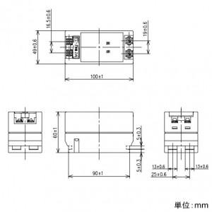 パナソニック 小型リモコントランス 分電盤用 F型 入力AC242V 出力AC24V WR2321｜dendenichiba｜02