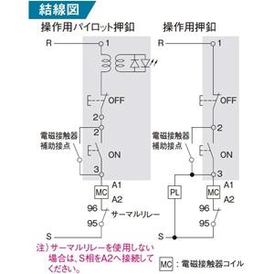 パナソニック 操作用パイロット押釦 埋込形 1a+1b(黒・赤) フルカラー