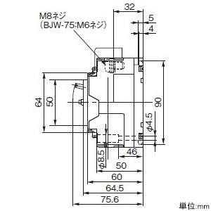 Panasonic パナソニック 漏電ブレーカ モータ保護兼用 BJW-125型 JIS 