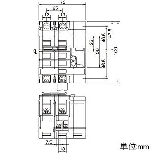 リモコン漏電ブレーカ CSE-30型 盤用 常時励磁式 漏電保護用 30AF