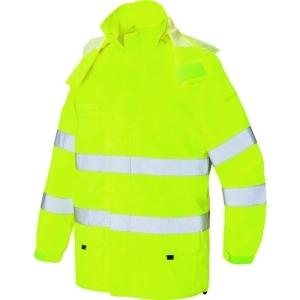 アイトス 高視認性レインジャケット ハイパーイエロー 5L