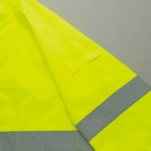 アイトス 高視認性レインジャケット ハイパーイエロー 5L