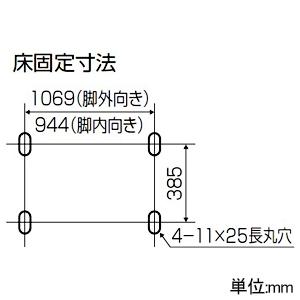 オーケー器材 エアコン室外機架台 ≪RAキーパー≫ 二段置台