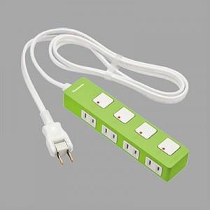 Panasonic（パナソニック） ザ タップZ 4コ口 2mコード付 グリーン