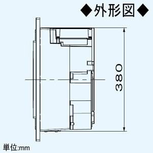 パナソニック 天井埋込形空気清浄機 適用床面積20畳 単相100V 埋込寸法390mm角 センサー付 F-PML40｜dendenichiba｜04