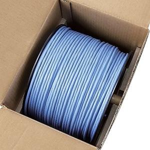 ELECOM LANケーブル ケーブルのみ CAT6A対応 単線 レングスマーク付 環境配慮パッケージ ドラム巻 長さ300m ブルー LD-GPAL/BU300RSの画像