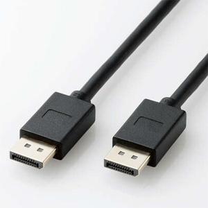 ELECOM DisplayPort\u0026trade;ケーブル 8K対応 ロック機構なしタイプ 32.4Gbps伝送対応 ケーブル長1m CAC-DP1410BK2