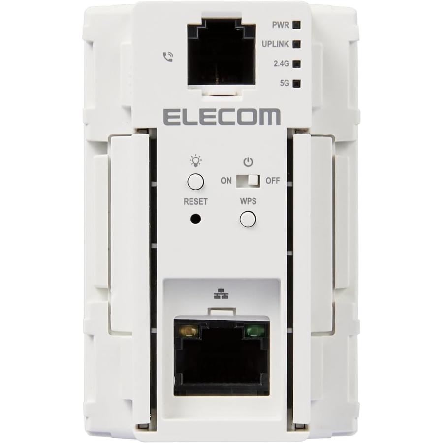 ELECOM スマート Wi-Fi 5 867+300Mbps マルチメディアコンセントモデル PoE受電 無線AP WAB-S1167IW-PD｜dendenichiba｜04
