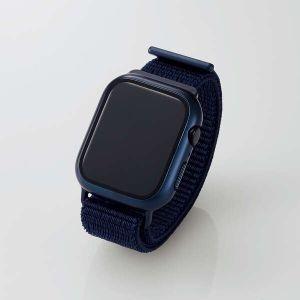 ELECOM Apple Watch45mm用フルカバーケース ファブリックバンド AW-21ABCFBNV｜dendenichiba｜02