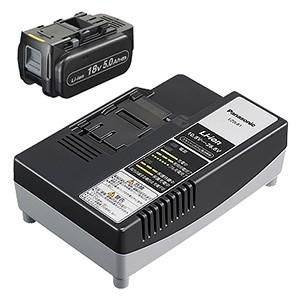 Panasonic パナソニック 18V5.0Ahリチウムイオン電池パック・急速充電 
