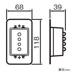 Panasonic（パナソニック） 防気カバー 1連用 WV24919 : 電材堂ヤフー